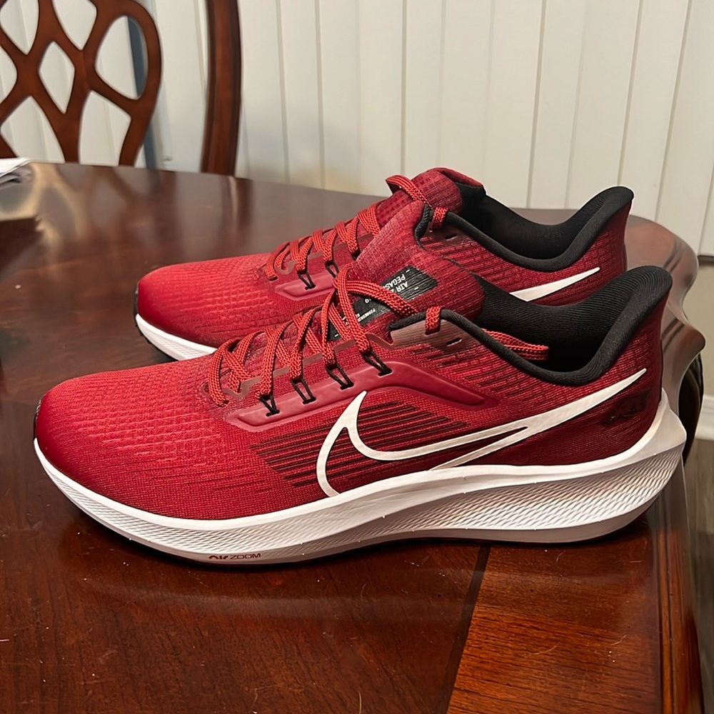 Nike Arkansas Razorbacks Unisex Cardinal Zoom Pegasus 39 Running Shoe